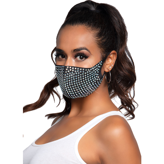 LEG AVENUE MASCARILLA COCO RHINESTONE - 001 LEG AVENUE MASCARILLA COCO RHINESTONE - 001