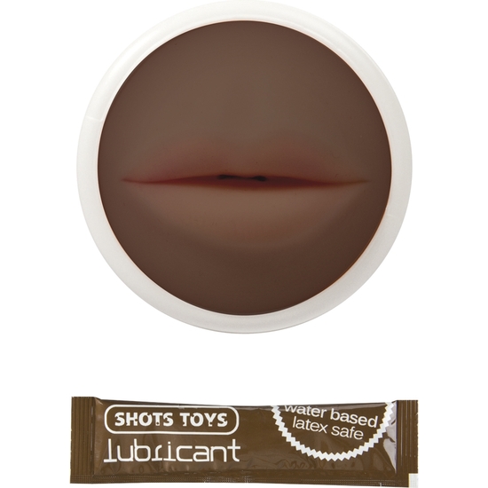 MASTURBADOR MASCULINO FORMA BOCA NEGRA - 001 MASTURBADOR MASCULINO FORMA BOCA NEGRA - 001