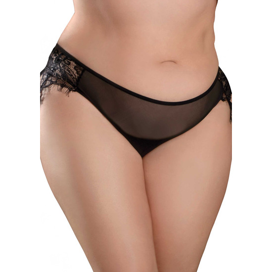 REMOTE PRINCESS PANTY +SIZE - NEGRO - 001 REMOTE PRINCESS PANTY +SIZE - NEGRO - 001
