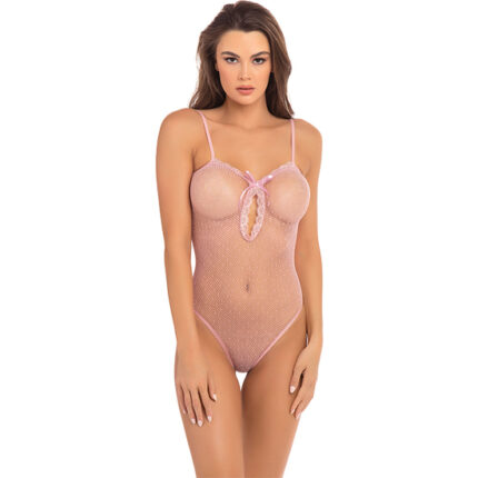 UNDONE SEE THROUGH BODY SEMITRANSPARENTE - ROSA - 001