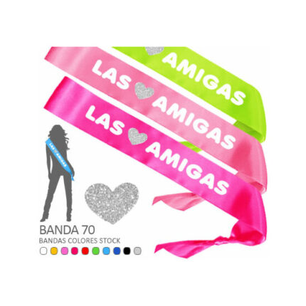 AMIGAS CORAZÓN BANDA HONORIFICA (BANDA 70) - 001