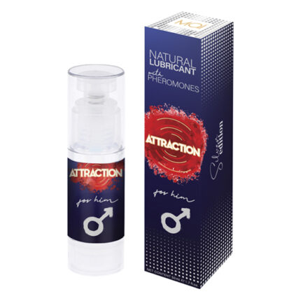 ATTRACTION LUBRICANTE CON FEROMONAS PARA ÉL 50 ML - 001
