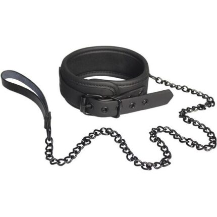 BLAZE COLLAR AND LEASH BLACK - 001