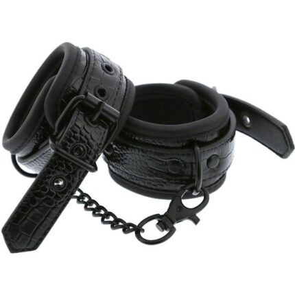 BLAZE HANDCUFF CROCO BLACK - 001