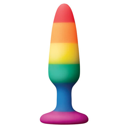COLOURFUL LOVE RAINBOW ANAL PLUG SMALL - 001