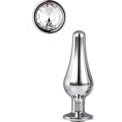 GLEAMING LOVE SILVER PLEASURE PLUG S - 001