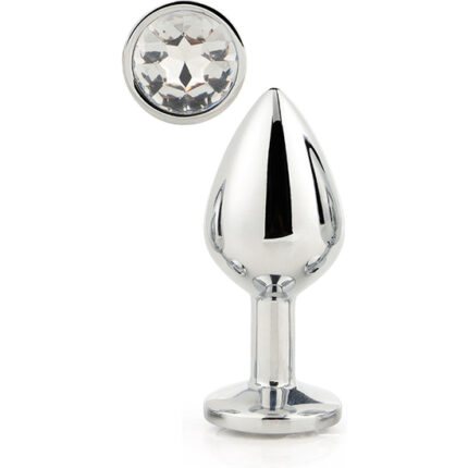 GLEAMING LOVE SILVER PLUG LARGE - 001