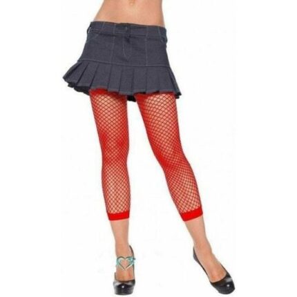 LEGGINGS DE RED ROJOS ROJO - 001