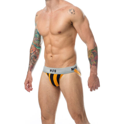 MOB STRIPE CLASSIC JOCK - TANGA NARANJA - 001