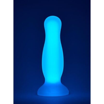 RADIANT SOFT - PLUG BRILLANTE DE SILICONA AZUL - 001