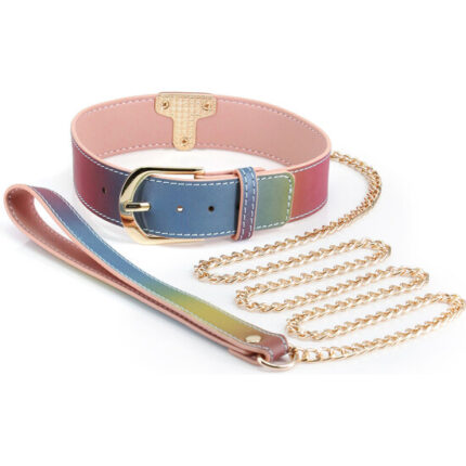 SPECTRA BONDAGE COLLAR & LEASH - 001