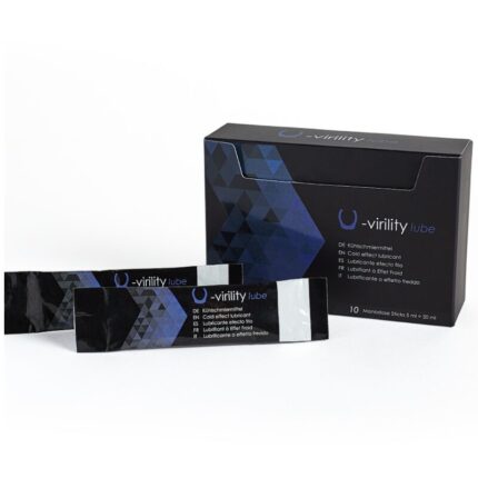 500 COSMETICS - U-VIRILITY LUBE LUBRICANTE EFECTO FRIO 10 X 5 ML - sexbliss - Foto 1