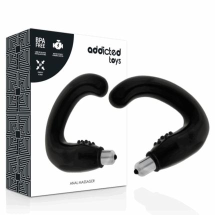 ADDICTED TOYS - ANAL MASSAGER NEGRO - sexbliss - Foto 1