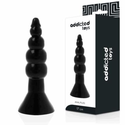 ADDICTED TOYS - ANAL PLUG 17 CM NEGRO - sexbliss - Foto 1