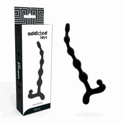 ADDICTED TOYS - BOLAS ANALES 22 CM NEGRO - sexbliss - Foto 1