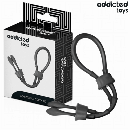 ADDICTED TOYS - CUERDA SILICONA AJUSTABLE PARA EL PENE - sexbliss - Foto 1
