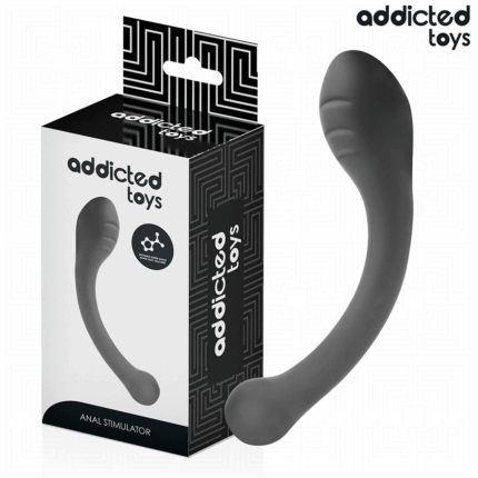ADDICTED TOYS - ESTIMULADOR ANAL DOBLE SILICONA 18 CM - sexbliss - Foto 1