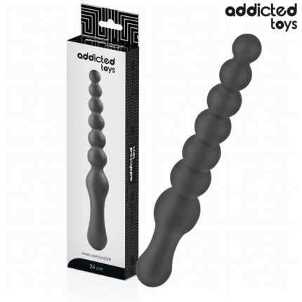 ADDICTED TOYS - MASAJEADOR ANAL DOBLE SILICONA 24 CM - sexbliss - Foto 1