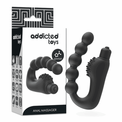 ADDICTED TOYS - MASAJEADOR ANAL PROSTÁTICO CON VIBRACIÓN - sexbliss - Foto 1