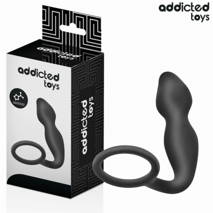 ADDICTED TOYS - PLUG ANAL CON ANILLO SILICONA MODELO 2 - sexbliss - Foto 1