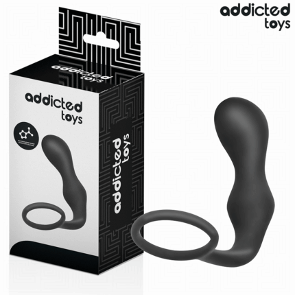 ADDICTED TOYS - PLUG ANAL CON ANILLO SILICONA MODELO 3 - sexbliss - Foto 1