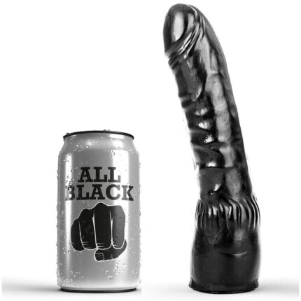 ALL BLACK - DILDO NEGRO REALÍSTICO 20 CM - sexbliss - Foto 1