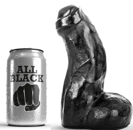 ALL BLACK - REALISTIC DONG NEGRO 17 CM - sexbliss - Foto 1