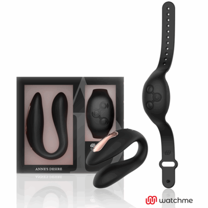 ANNE'S DESIRE - DUAL PLEASURE TECNOLOGÍA WATCHME NEGRO - sexbliss - Foto 1