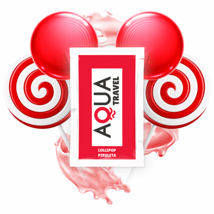 AQUA TRAVEL - LUBRICANTE BASE AGUA SABOR PIRULETA 6 ML - sexbliss - Foto 1