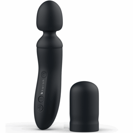 B SWISH - BTHRILLED VIBRADOR WAND PREMIUM NEGRO - sexbliss - Foto 1