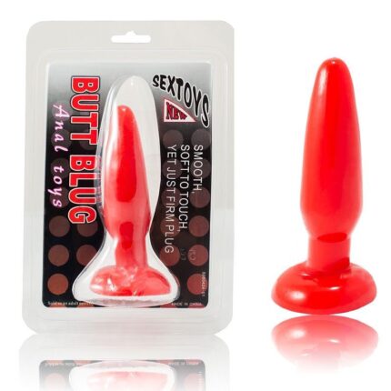 BAILE - PLUG ANAL PEQUEÑO ROJO 15 CM - sexbliss - Foto 1
