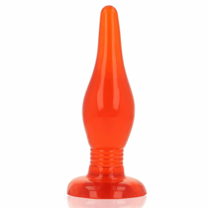 BAILE - PLUG ANAL TACTO SUAVE ROJO 14.2 CM - sexbliss - Foto 1