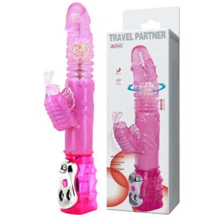 BAILE - TRAVEL PARTNER ROTADOR UP & DOWN RABBIT ROSA - sexbliss - Foto 1