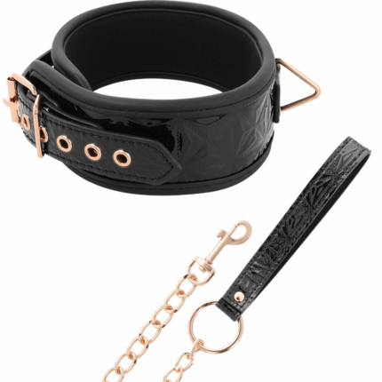 BEGME - BLACK EDITION COLLAR CUERO VEGANO CON FORRO DE NEOPRENO - sexbliss - Foto 1