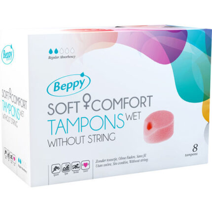 BEPPY - TAMPONES LUBRICADOS 8 UDS - sexbliss - Foto 1