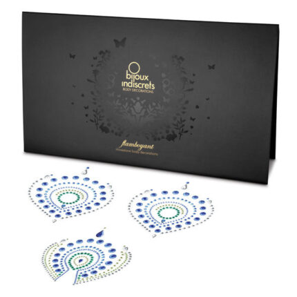 BIJOUX - INDISCRETS FLAMBOYANT AZUL & VERDE - sexbliss - Foto 1