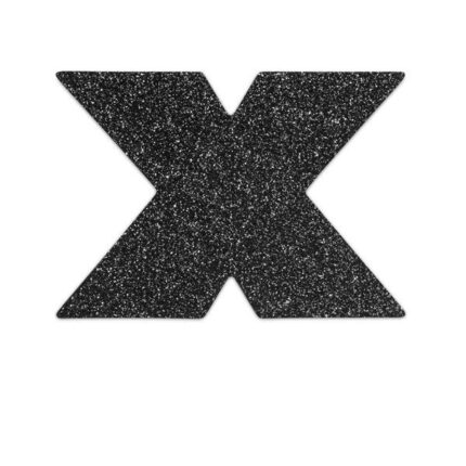 BIJOUX - INDISCRETS PEZONERAS FLASH CRUZ NEGRO - sexbliss - Foto 1