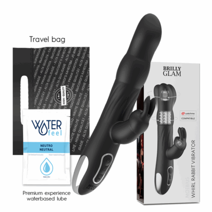 BRILLY GLAM - MOEBIUS RABBIT VIBRATOR & ROTATOR COMPATIBLE CON WATCHME WIRELESS TECHNOLOGY - sexbliss - Foto 1