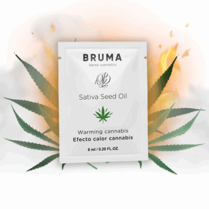 BRUMA - 6 ML GEL DESLIZANTE CON ACEITE DE SEMILLA EFECTO CALOR SABOR CANNABIS - sexbliss - Foto 1