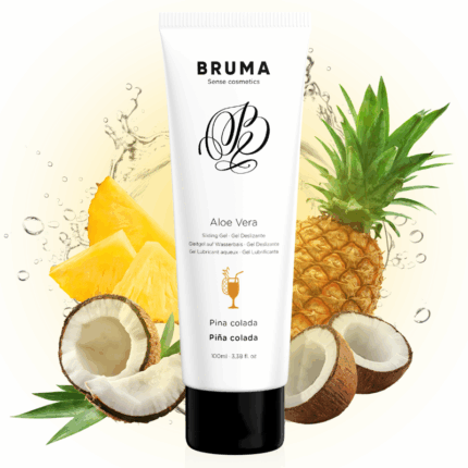 BRUMA - GEL DESLIZANTE CON ALOE VERA SABOR A PIÑA COLADA 100 ML - sexbliss - Foto 1