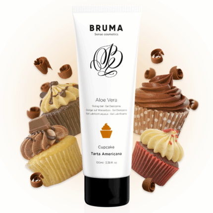 BRUMA - GEL DESLIZANTE CON ALOE VERA SABOR A TARTA AMERICANA 100 ML - sexbliss - Foto 1