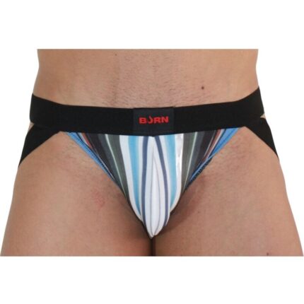 BURN - 009 JOCK MULTICOLOR / NEGRO L - sexbliss - Foto 1