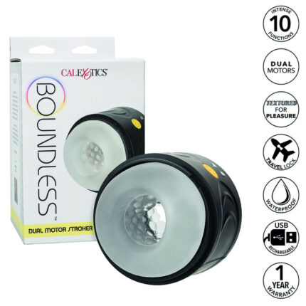 CALEXOTICS - BOUNDLESS MASTURBADOR DOBLE MOTOR - sexbliss - Foto 1