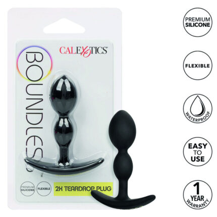 CALEXOTICS - BOUNDLESS PLUG ANAL LGRIMA 2X - sexbliss - Foto 1