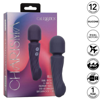 CALEXOTICS - CHARISMA ALLURE MASAJEADOR DOBLE MOTOR 12 FUNCIONES 17