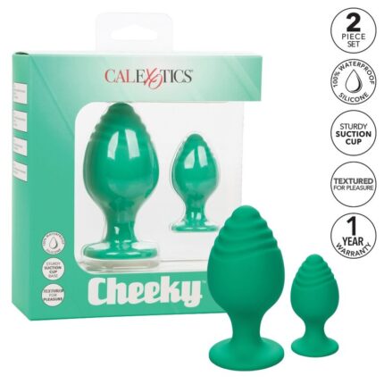 CALEXOTICS - CHEEKY PLUGS ANALES VERDE - sexbliss - Foto 1