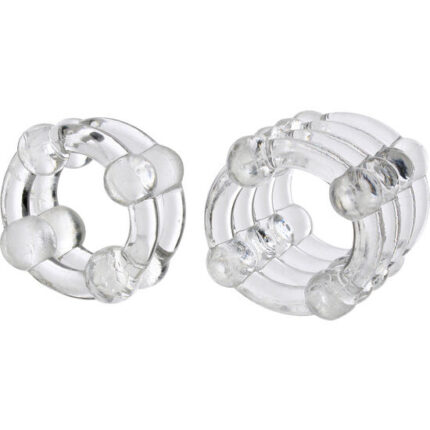 CALEXOTICS - COLT ENHANCER RINGS ANILLOS PARA EL PENE TRANSPARENTES - sexbliss - Foto 1