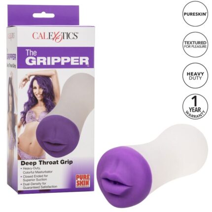 CALEXOTICS - DEEP THROAT GRIP MASTURBADOR BOCA - sexbliss - Foto 1