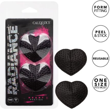 CALEXOTICS - RADIANCE PEZONERAS JOYA FORMA DE CORAZÓN - sexbliss - Foto 1