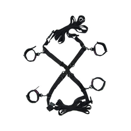 CALEXOTICS - SCANDAL SET DE ATADURAS CRUZADAS CAMA - sexbliss - Foto 1